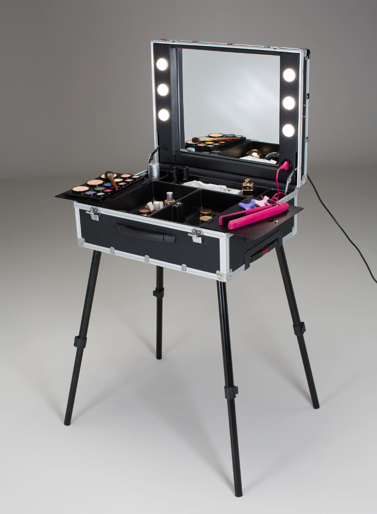 mobile Make-Up Station Schminkkoffer LED VT101.C Cantoni