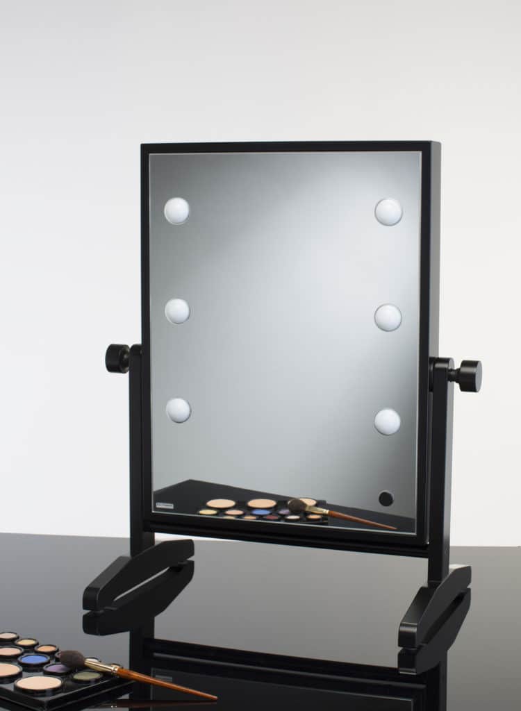 beleuchteter Make-Up Spiegel für den Tisch mit LED im Spiegel